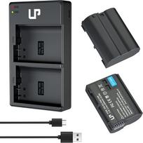 LP EN-EL15 EN EL15a akumuliatorių rinkinys, 2 akumuliatoriai su 2200 mAh ir papildomu akumuliatoriumi