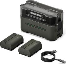 LP-E6P atsarginių baterijų ir įkroviklio rinkinys, 2 pakuotės 2400 mAh baterijų ir keturių kanalų USB C PD greitasis įkroviklis, suderinamas su "Canon EOS R5/R6 Mark II", R7, R6, R5, R, 5DS, 6D, 90D, 80D, 70D, 60Da