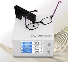 LS108 spektro pralaidumo matuoklis 430 nm mėlyna šviesa 395 nm violetinė šviesa VLT ir UV400 anti-mėlyni akiniai 1 mm bandymo diafragma