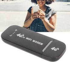 LTE Surfstick 4G WLAN maršrutizatorius, USB WLAN Hotspot Mobile WiFi su SIM kortelės lizdu Surfstick palaiko 10 įrenginių jungtis 150Mbit/s USB Surf Stick (juodas)