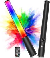 LUXCEO P400 LED vaizdo lemputė RGB šviesos strypas fotografijai, 360° spalvota RGB lemputė, 500Lux@0.5m, 2500K-6500K, CRI95+, reguliuojamas ryškumas 0-100%, 12 efektų, skirtų Vlog, YouTube, fotografijai
