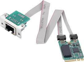 M.2 2.5G Gigabit Ethernet tinklo kortelė, M.2 A+E Key 2.5G Ethernet adapteris su RTL8125B mikroschemų rinkiniu, vieno prievado Gigabit Server NIC adapteris Win/Linux