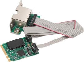 M.2 A+E Key 2.5G Ethernet adapteris RJ45 Gigabit Ethernet tinklo kortelė RTL8125B 7/8/8.1/10 Server 2008/2012/2016 Linux
