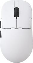 MAGIC-REFINER X AJAZZ AJ159 belaidė žaidimų pelė laidiniams kompiuteriams 2.4G/USB - C, įkraunama kompiuterio pelė, jutiklis PAW3395, 6 reguliuojami DPI iki 26000, skirta PC/Mac - balta