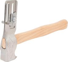 Magnetinis stogo plaktukas, daugiafunkcinis magnetinis stogas, gulbė, stogo kirvis su medine rankena, ergonomiška rankena Magnetinis plaktukas stogų remontui