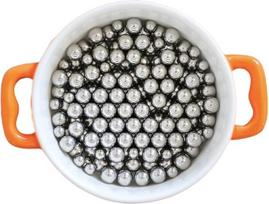 Maistiniai švirkštai AISI304 Edelstahlkugel 6,35 mm,5 7,144(7mm,25vnt.)