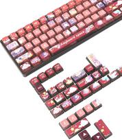 MAMBASNAKE 120 klavišų rinkinys, ASA profilis, PBT spalvų sublimacija, ANSI JAV išdėstymas, skirtas TKL 61 68 87 87 98 104 108 mechaninei klaviatūrai, suderinamas su "Cherry MX Gateron Otemu Kailh" jungikliu