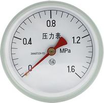 Manometras Y-100Z 1,60-1 MPa ašinis ohne Rand (0 ～ 60 MPA)
