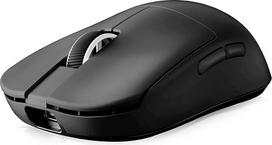MCHOSE L7 Pro Leichte 39 g Gaming-Maus mit Benutzerdefiniertem 8K-Ultraschnell-Funkempfänger, 26000 DPI, 8K Hz-Berichtsrate, BT/2,4G-Gaming-Maus mit Kabel/Kabel, 200 Stunden Batterie, Schwarz
