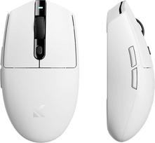 MCHOSE G3 Kabellose Gaming-Maus, 26 000 DPI, 8K-Abrufrate, 650 IPS, Leichtgewicht 64 g, 8 Programmierbare Tasten, Esports Gaming-Mäuse BT 5.0/2,4 G/USB-C, 170 h Akku, Windows / Mac /Xbox Serie-Weiß