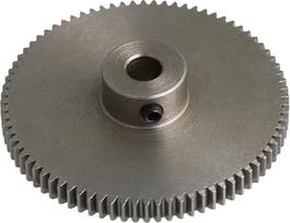 Mechaniniai cilindriniai krumpliaračiai Motociklo krumpliaratis 41x10x5mm sidabro 80 dantų variklio metalas 45 # plieno pavara 0,5 modulio viršutiniai varžtai 5 mm skylės skersmuo