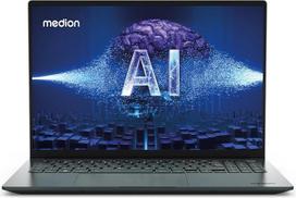 MEDION 16 colių 4K OLED S10 nešiojamasis kompiuteris ("Intel Core Ultra 7 155H", 16GB DDR5 RAM, 1 TB PCIe SSD, 100% DCI-P3, FHD interneto kamera, "WiFi", "Win 11")
