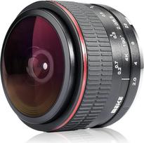 MEKE Meike 6,5 mm itin platus f/2,0 žiedinis "Fisheye" objektyvas "Fujifilm" beveidrodžiams APS-C fotoaparatams