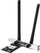 MERCUSYS MA80XE TP-Link WiFi 6 WiFi kortelė PCIe AX3000Mbps Bluetooth 5.3 Dual Band (5GHz/2.4GHz), Intel Wi-Fi 6E, WPA3, MU-MIMO, OFDMA, WiFi kortelė, kietasis diskas, Windows 11/10, Wi-FI 6 AX3000