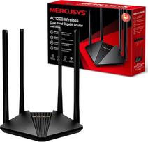 MERCUSYS MR30G AC1200Mbps dviejų juostų gigabitinio Wi-Fi maršrutizatorius, greitis iki 1,2Gb/s, žaidimų maršrutizatorius su visais gigabitiniais prievadais, skirtas "Xbox", PS4, kompiuteriams, palaiko IPTV ir IPv6, HD vaizdo transliacija