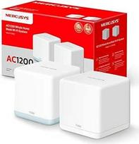 MERCUSYS TP-Link Halo H1200G (2 vnt.) "Wi-Fi Mesh" dviejų juostų AC1200, Gigabit Ethernet prievadai, spindulio formavimas, MU-MIMO, maršrutizatoriaus ir prieigos taško režimas, rekomenduojama 2-3 miegamųjų namams