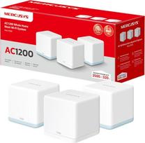 MERCUSYS TP-Link Halo H1200G (3 vnt.) "Wi-Fi Mesh" dviejų juostų AC1200, Gigabit Ethernet prievadai, spindulio formavimas, MU-MIMO, maršrutizatoriaus ir prieigos taško režimas, rekomenduojama 3-5 miegamųjų namams