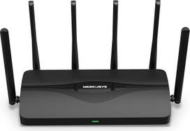 Mercusys Tri-Band BE9300 WiFi 7 maršrutizatorius MR47BE | 4 x 2,5G prievadai | 6 aukštos kokybės antenos | 320 MHz kanalai | 6 GHz | Svečių tinklas | MERCUSYS programėlė | IPTV IPv6 WPA3 VPN