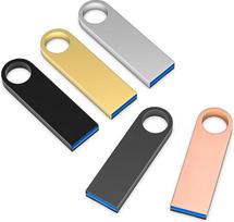 Metalinė USB atmintinė 3.0 32GB, 5 vnt. Vandeniui atspari 3.0 mini USB atmintinė 32GB, įvairiaspalvė, 5 vnt., skirta nešiojamajam kompiuteriui, kompiuteriui, televizoriui, automobiliui
