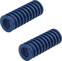 Metalinės spyruoklės, spyruoklės, suspaudimo spyruoklė, 3D spausdintuvo spyruoklė 12 mm OD 6 mm ID 30 mm ilgio mechaninės suspaudimo spyruoklės Plieninės spiralinės štampavimo lengvos apkrovos suspaudimo formos spyruoklė mėlyna 2 vnt.
