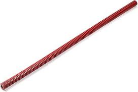 Metalinės spyruoklės, suspaudimo spyruoklės, 300 x 10 mm (L x OD), vidutinės apkrovos suspaudimo forma, spaustuvinė spyruoklė, 3D spausdintuvo spaustuvinė spyruoklė, skirta mechaninei įrangai, 3D spausdintuvo priedai, raudona, 1 vnt.