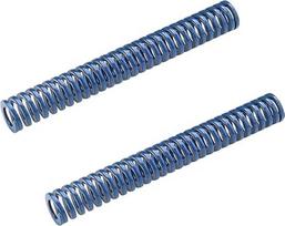 Metalinės spyruoklės, suspaudimo spyruoklės, 3D spausdintuvo spyruoklė 10 mm OD 5 mm ID 75 mm ilgio spyruoklinis plienas Spiralinis štampavimas Lengva apkrova Mechaninis suspaudimo pelėsių spyruoklė Mėlyna 2 vnt.