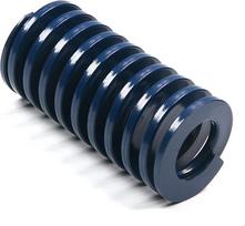 Metalinės spyruoklės, suspaudimo spyruoklės, 60 x 30 mm (L x OD), lengvos apkrovos 3D spausdintuvo spyruoklė, suspaudimo formos spyruoklė, skirta mechaninei įrangai, 10D spausdintuvo priedai, mėlyna, 1 vnt.