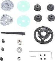 Metallgetriebesatz für Slash 2WD 1/10 RC Car, 72 Zähne großes Zahnrad mit 27T 28T 29T 30T Motorritzelschraubensatz
