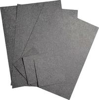 Metalo plastmasės elektrodeno plokštė - 10 x 10/50 x 50/100 x 100/200 x 300 mm Mikron-Gasdiffusionselektrode for effiziente Filtration, 1 Stück(200 * 300mm*0.6mm)