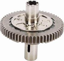 Metalo plieno 57T 0,8Mod Slipper Set Slipper Kupplung Stirnrad für 1/10 Granit für Typhon 1/8 RC Auto