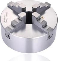Metalo tekinimo staklių griebtuvas, 200 mm, 4 žandikauliai, savaiminio centravimo K12-200, rankinis griebtuvas, ritininis griebtuvas (K12-200)