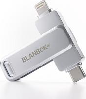 MFi sertifikuota 128GB USB C atmintinė "iPhone 15", "3-in-1" atmintinė, išorinė atmintis "Lightning/iPhone/iPad/Android" mobiliajam telefonui / nešiojamajam kompiuteriui / asmeniniam kompiuteriui