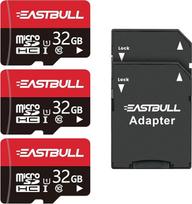 Micro SD atminties kortelės 32GB Micro SDHC atminties kortelė + SD adapteris Išmanieji telefonai Staliniai kompiuteriai ir dronai U1 C10 V10 Full HD ir 4K UHD TF kortelė 3 pakuotės + 2 adapteriai