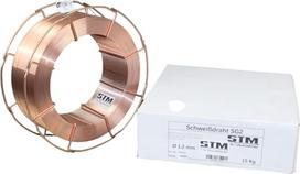 MIG MAG Plieno suvirinimo vielos skersmuo 1,2 mm SG2 CO2 G3Si1 15 kg K300