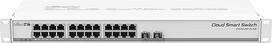 MikroTik Cloud Smart Switch 24*GB LAN, 2*SFP, 1U, CSS326-24G-2S+RM (24*GB LAN, 2*SFP, 1U)