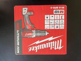 Milwaukee M18BPD-0 akumuliatorinis gręžtuvas su plaktuku, 18 V, raudonos spalvos