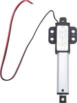 Mini elektrinis linijinis pavarų dėžė, maža linijinio judesio pavara, 50 mm eigos 50n trauka 15 mm S greitis Mažas linijinio judesio pavarų dėžė RV sofos robotas TV stalas
