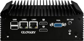 Mini kompiuteris be ventiliatoriaus N150 (N100 atnaujinimas), DDR4 8GB RAM 128GB NVMe SSD, 2 LAN 4 COM pramoninis kompiuteris be ventiliatoriaus, 2HD VGA pramoninis mikro stalinis kompiuteris, 10 kontaktų GPIO, 4USB3.0, 2USB2.0, automatinis įjungimas