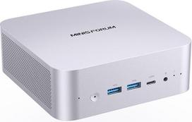 Mini kompiuteris MINIS FORUM AI X1-470 AMD Ryzen AI 9 HX470 (12C/24T, iki 5,2 GHz), 32GB DDR5 RAM, 1 TB M.2 SSD, HDMI/DP/USB4 (4K @ 120 Hz), dvigubas garsiakalbis/DMIC, USB-A X 3, 2,5G LAN, "Wi-Fi 7"/BT5.410