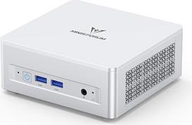 Mini kompiuteris MINIS FORUM UM870 Slim Mini PC, AMD Ryzen 7 8745H (8 branduoliai/16 gijų, iki 4,9 GHz), 32GB DDR5 RAM ir 512GB PCIe 4.0 SSD, DP/HDMI 2.1/USB 4.0, 4x USB Type-A, WLAN 6e/BT 5.2