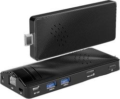 Mini kompiuteris su "Windows 10", "Intel Celeron N4200", 4GB RAM, 64GB eMMc mini kompiuteris, dvigubas "WiFi 6.0/BT5.2/Dual 4K@60Hz/USB PD3.0 Verslo biuras Pramonė IOT Žiniasklaida Namai