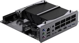 MINIS FORUM BD895i SE pagrindinė plokštė, AMD Ryzen 9 8945HX 16C/32T iki 5,4 GHz su AMD Radeon 610M, "Barebone", be 2×DDR5 (iki 96GB)/2×M.2 2280 NVME SSD, HDMI/DP/USB-C vaizdo išvestis, 2,5G RJ45, USB 3.2