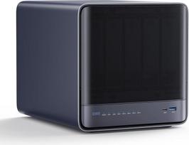 MINIS FORUM N5 Air 5 lizdų stalinis NAS, AMD Ryzen 7 255, 8C/16T CPU, Radeon 780M, 16GB RAM, 64GB SSD, 3×M.2 NVMe, 10GbE + 5GbE, OCuLink ir USB4 prievadai, PCIe x16 išplėtimo lizdas (be HDD)