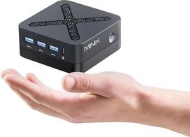 MINIX NEO Z95 mini kompiuteris, "Intel 12th Gen N95", 16GB LPDDR5X RAM, 512GB NVMe SSD, du LAN mini kompiuteriai/4K trigubas ekranas HDMI/DP/VESA laikiklis/Automatinis įjungimas/WOL, skirtas verslui, namų biurui, skaitmeninei reklamai