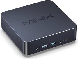 MINIX NGC N512 (1TB) mini kompiuteris "Windows 11 Pro", "Intel i5-12600H" 1TB M.2 PCIe 4.0 x 4 SSD 16GB DDR5 mikro stalinis kompiuteris su keturiais ekranais/TB4 8K /2xHDMI/USB-C/Dual Lan, skirtas verslui, namų biurui, daugiafunkciniam darbui