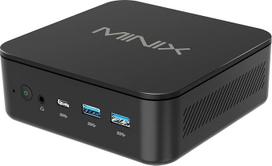 MINIX NGC-NR660 mini kompiuteris, "AMD Ryzen 5 6600H", 16GB DDR5, 512GB PCIe 3.0 SSD, kompaktiškas mini stalinis kompiuteris "Windows 11 Pro", dvigubas LAN 2.5G, trigubas 4K ekranas, USB-C 4.0, "WiFi 6E" namams ir biurui