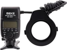 MK-14EXT Makro i-TTL žiedinė blykstė, suderinama su Nikon LED pagalbine šviesa Standartinė ISO karštoji kojelė