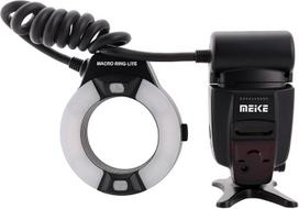 MK-14EXT Makro i-TTL žiedinė blykstė, suderinama su "Canon EOS" su LED pagalbine šviesa Standartinis ISO karštasis dėklas