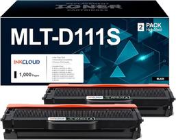 MLT-D111S toneris, suderinamas su "Samsung 111S D111S MLTD11S D111L", skirtas "Samsung Xpress M2070 M2070W M2070FW M2070FW M2026W M2026 M2022W SL-M2070W SL-M2026W SL-M2026, 2 juodos spalvos