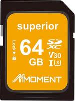 MMOMENT 64GB SD kortelė UHS-I U3 V30 Class 10 High Speed SDXC - bis zu 98MB/s, suderinama su DSLR kamera, nešiojamuoju kompiuteriu, kompiuteriu, SD-Kartenslot-Geräten, 4K-UHD-Video